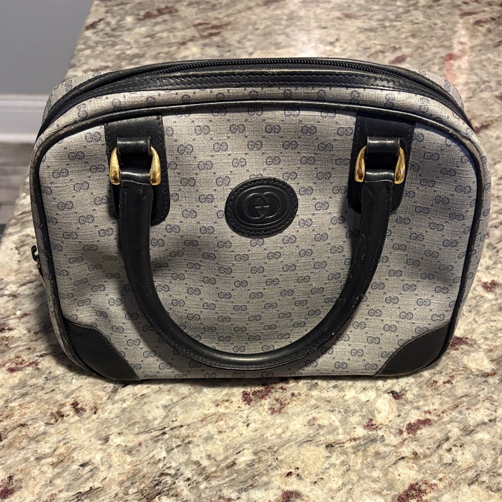 Gucci Micro GG African Mignon Mini Bowling bag